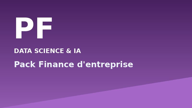 Pack Finance d'entreprise