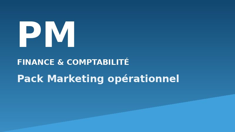 Pack Marketing opérationnel