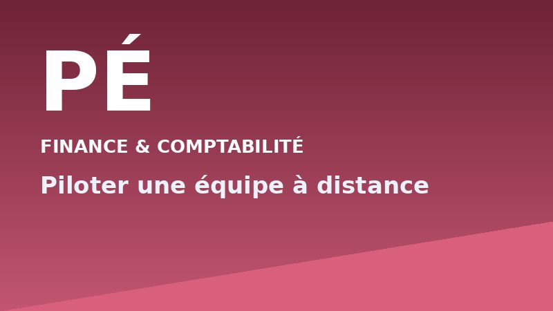 Piloter une équipe à distance